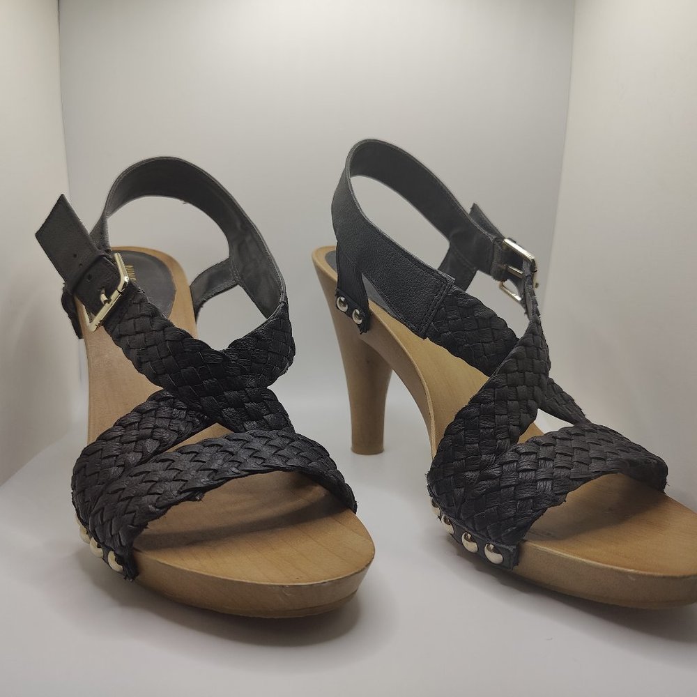 Nine West Women's size 7.5 Black Heel Sandal